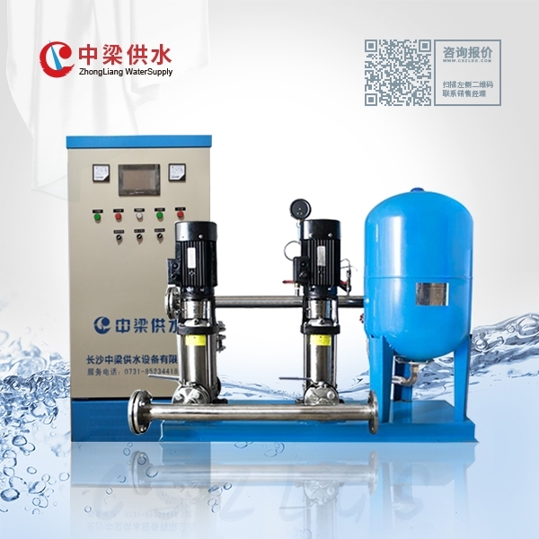 學校變頻恒壓設(shè)備系統(tǒng)一拖二